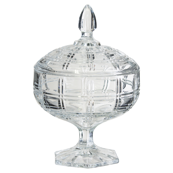 Linear footed Candy Jar - <p style='text-align: center;'>R 30</p>